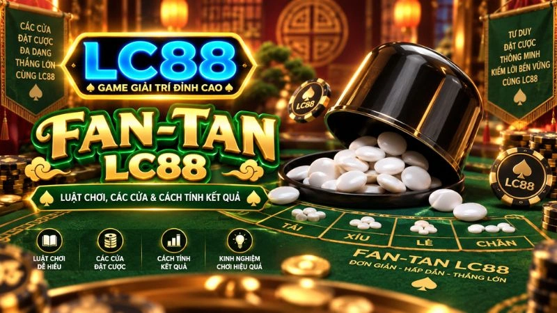 Fan-Tan LC88 – Luật Chơi, Các Cửa & Cách Tính Kết Quả