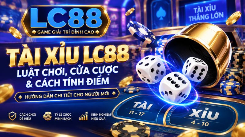 Tài Xỉu LC88 – Cách Chơi Và Tính Kết Quả Chi Tiết