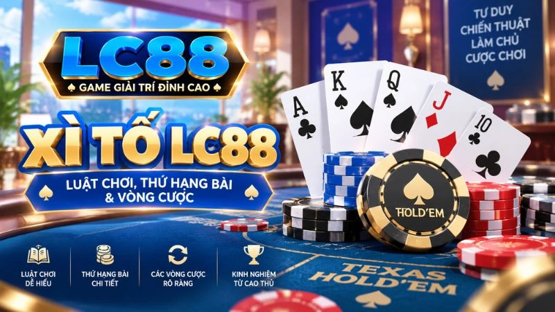 Xì Tố LC88 – Cách Chơi, Tố Bài Và So Bài Chi Tiết